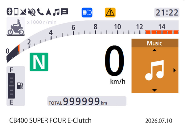 CB400SF Honda-RoadSync（音楽）
