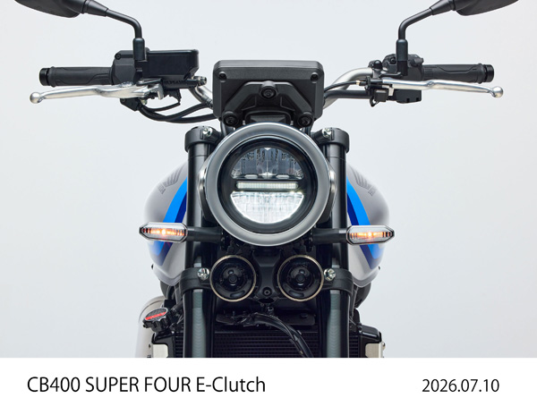 CB400SFヘッドライト（ロービーム点灯）