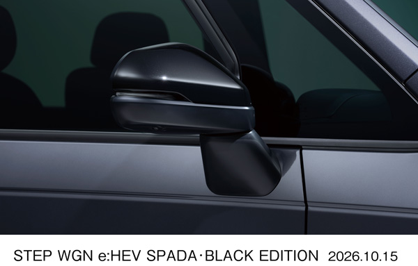 ドアミラーカバー（クリスタルブラック・パール） STEP WGN e:HEV SPADA・BLACK EDITION