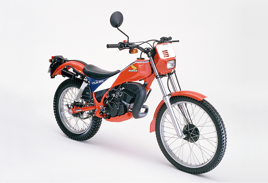 Honda | 軽量でスリムなトライアル入門バイク「ホンダ・TLM50」を発売