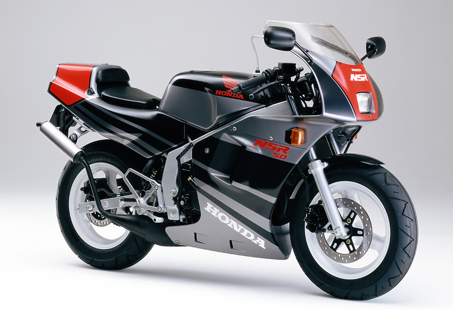 Honda | 本格装備のミニサイズ・スポーツバイク「ホンダNSR50/80」の ...
