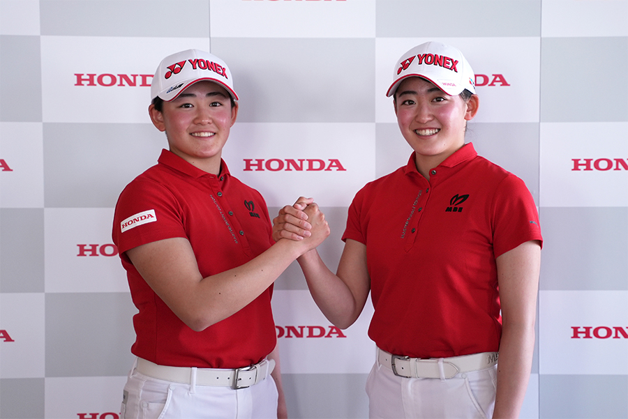 プロゴルファー岩井明愛選手、岩井千怜選手と所属契約を締結 | Honda 
