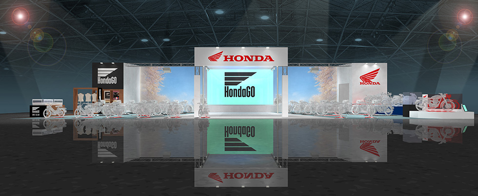 Hondaブース（イメージCG）