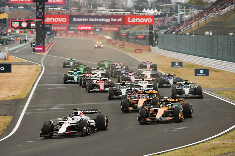 2025年 F1日本GPのレーススタート