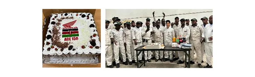 アットホームな、新機種立ち上げ記念パーティーの様子