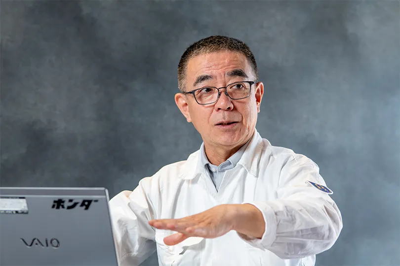 二輪・パワープロダクツ事業本部 熊本製作所完成車工場  新機種QCD統括 吉田輝美。2019～2024年　ペルー駐在。