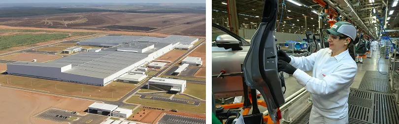 風力発電所の電力のみで自動車の生産を行うホンダブラジル