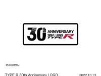 TYPE R 30th Anniversary LOGO
