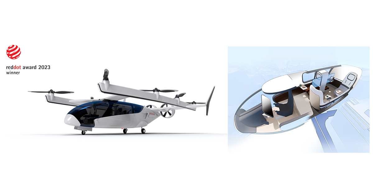 2023年 レッド・ドット・デザイン賞において、「Honda eVTOL」が