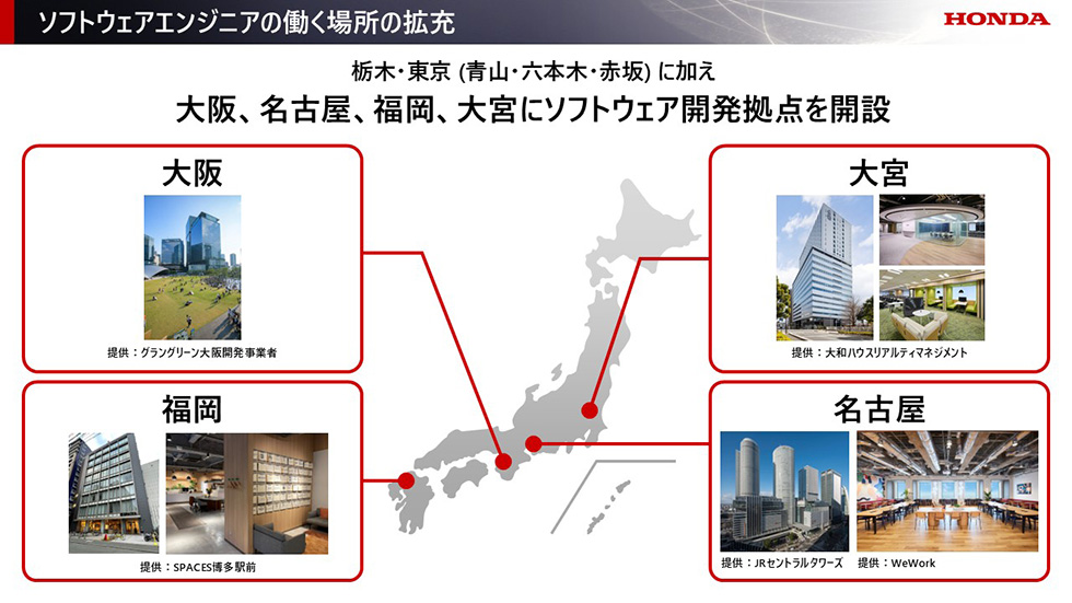 ソフトウェア開発拠点の国内展開