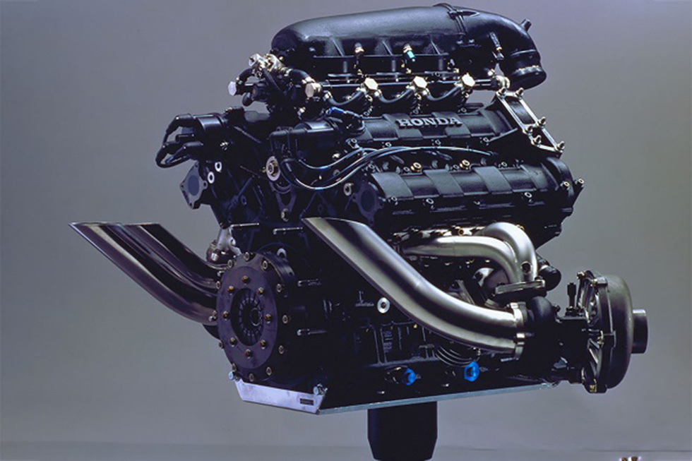 「RA166E」：FW11に搭載されたHonda製エンジン