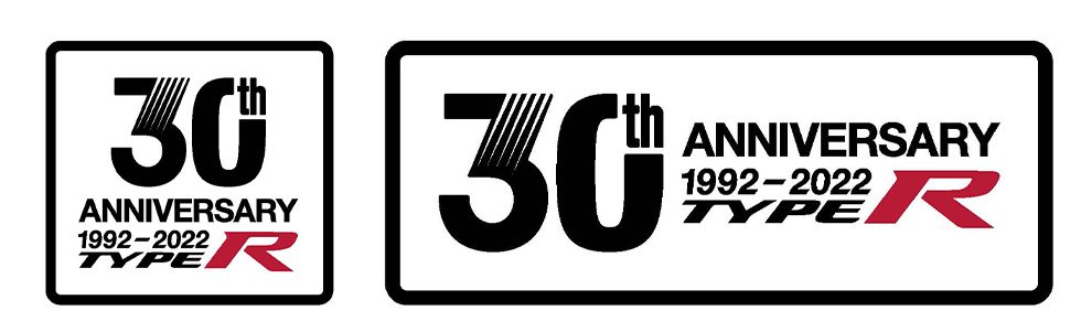 TYPE R発売30周年記念ロゴ