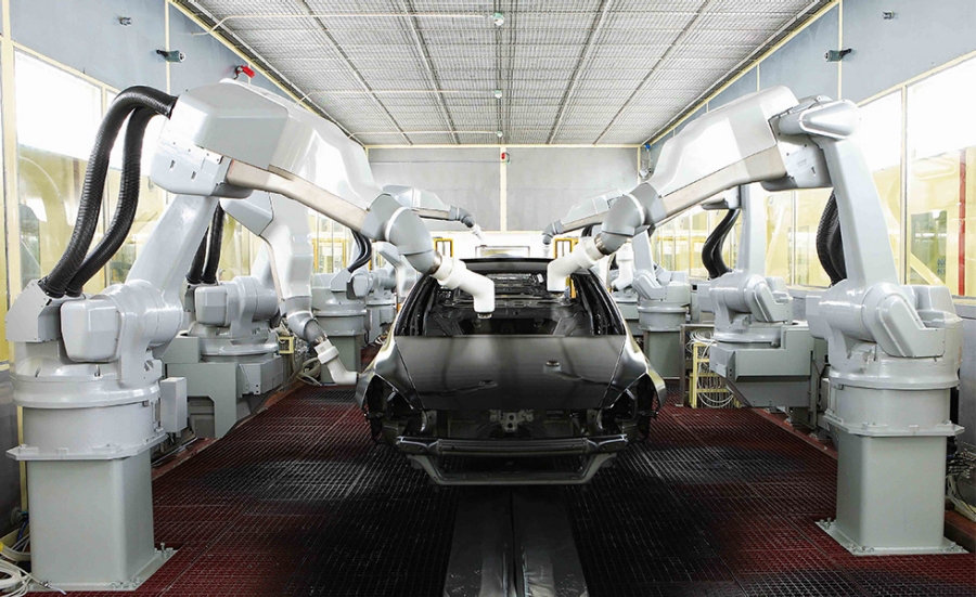 水性塗装ライン