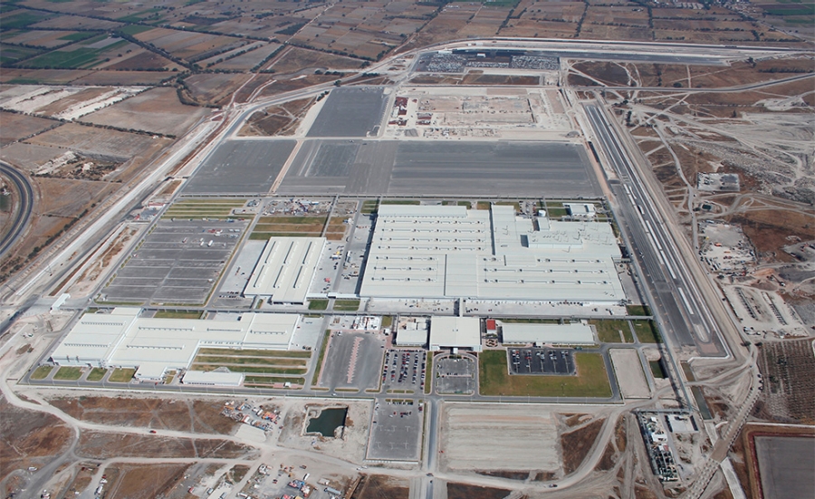 メキシコ新四輪車工場 鳥瞰図