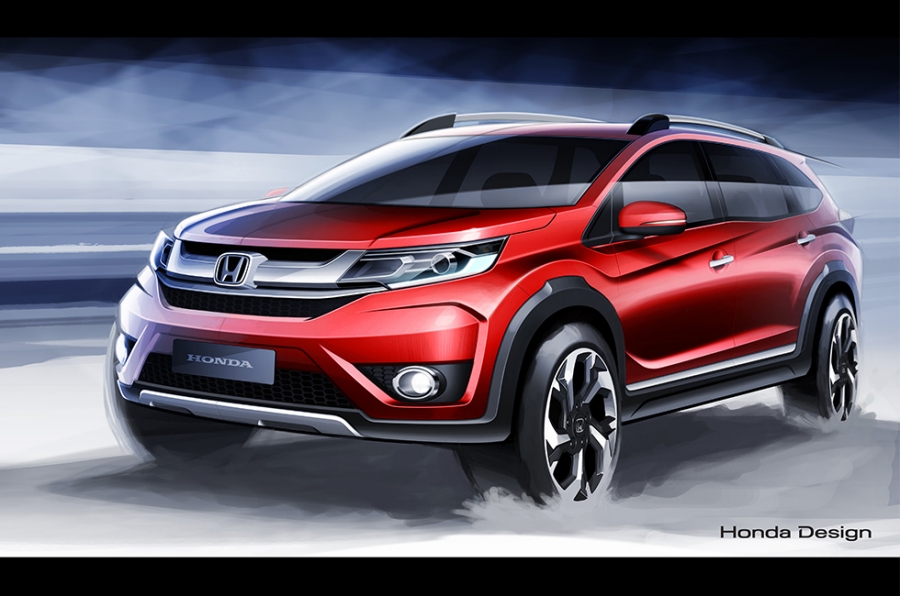 BR-Vプロトタイプ デザインスケッチ フロント