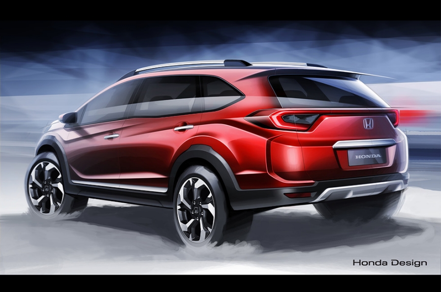 BR-Vプロトタイプ デザインスケッチ リア