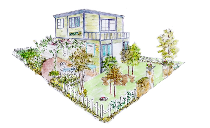 Hondaブースイメージイラスト