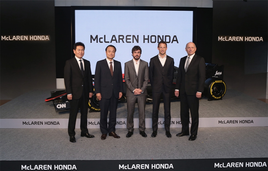 Honda F1記者会見 McLaren‐Honda 2015