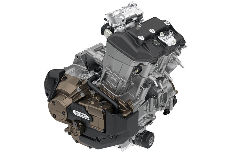 CRF1100L Africa Twin engine (DCT) and internal structure