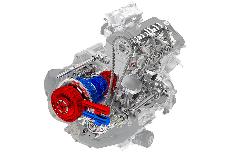 CRF1100L Africa Twin engine (DCT) and internal structure