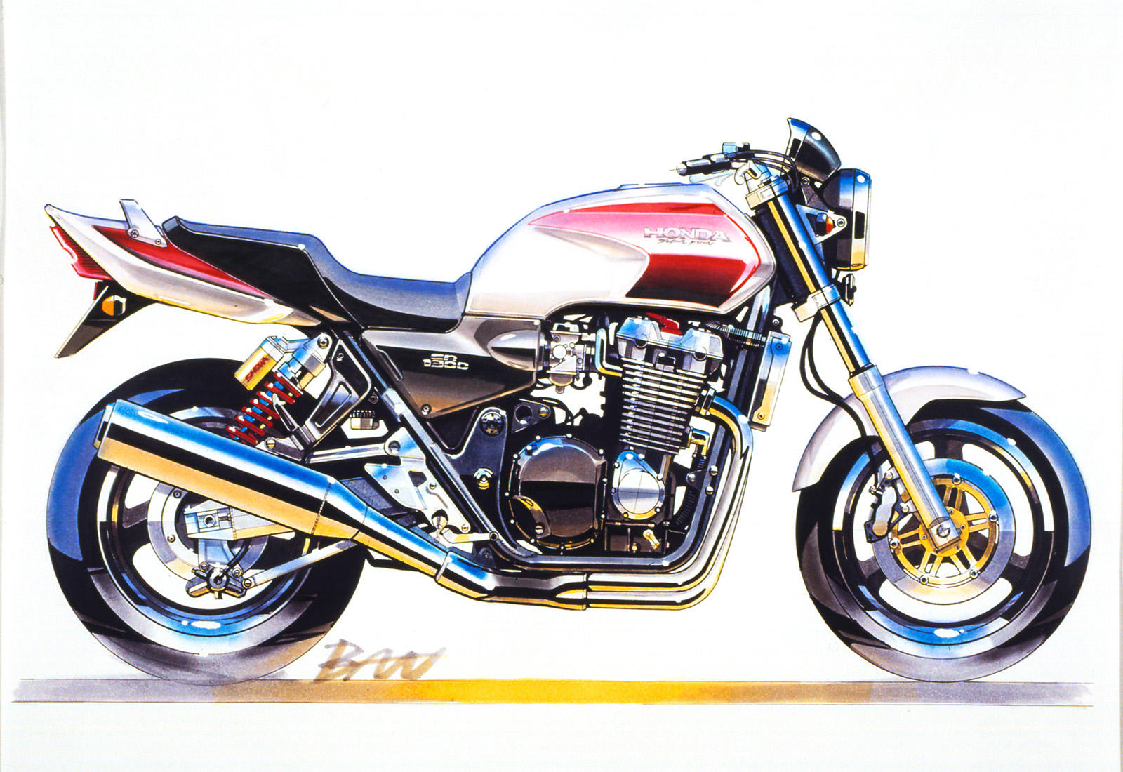 CB1300 SUPER FOUR[1998]final drawing