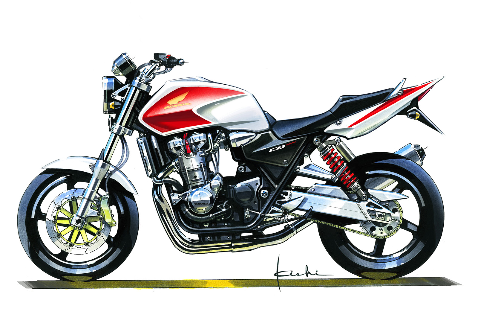 CB1300 SUPER FOUR[2003]final drawing