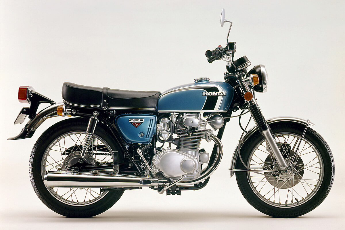 March 1972 Dream CB350 Export and Dream CB350 Senior (Japanese model).