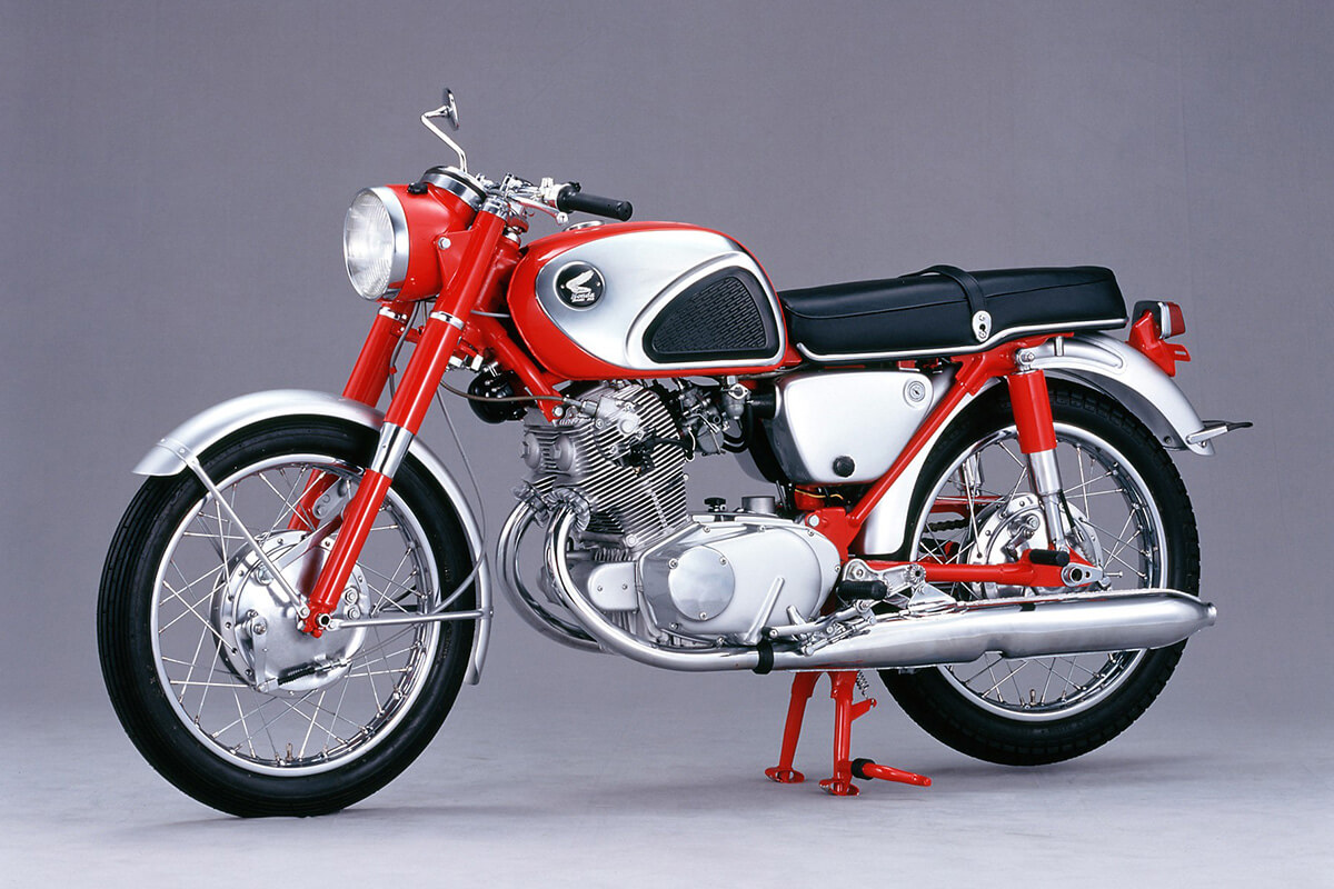 Photo: 1960 Dream CB72 SUPER SPORT (Japanese model) Identical to the CB72 HAWK250 released in the U.S.