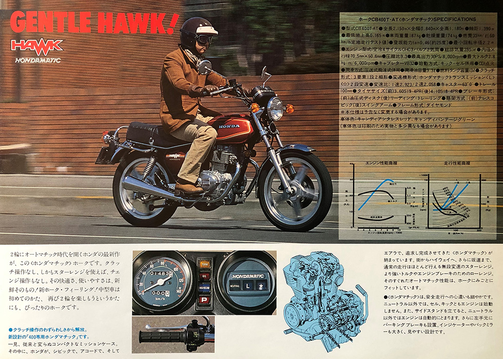 Each HAWK model was featured on its own page.