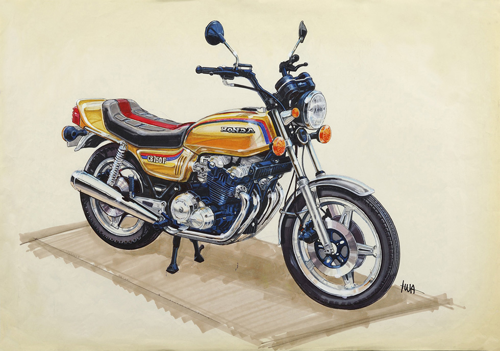 Examples of CB750F/CB900F renderings