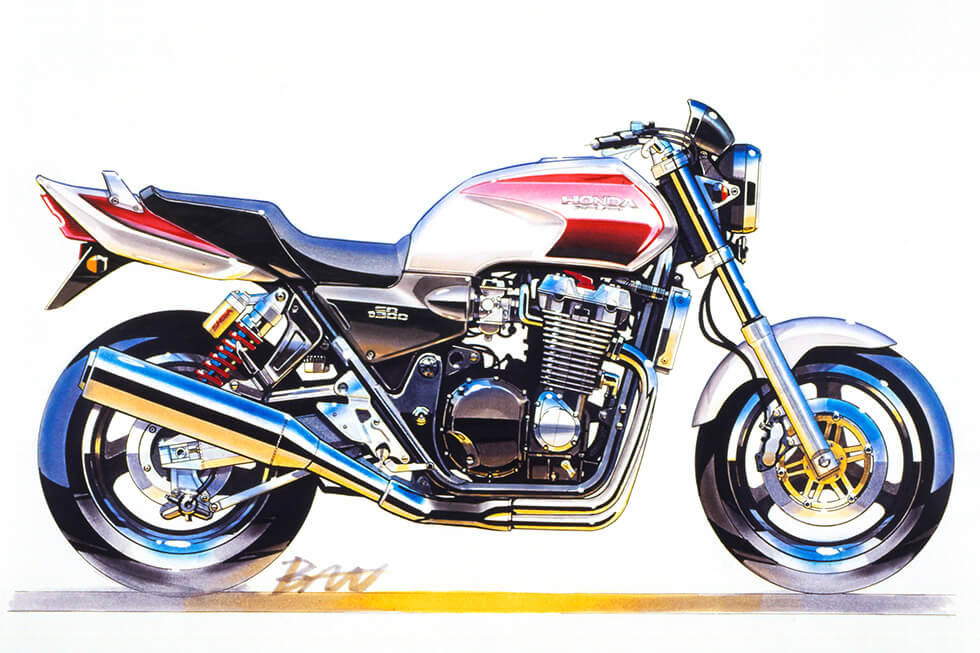 CB1300 SUPER FOUR rendering