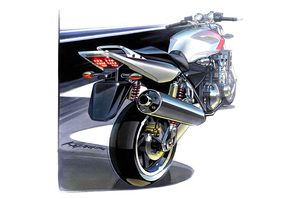 CB1300 Super Four sketches