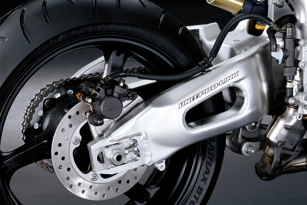 CBR1000RR Fireblade (European model) details:Unit Pro-Link swing arm