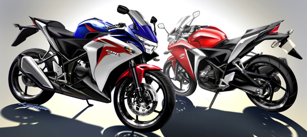 CBR250R rendering