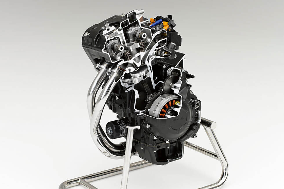 CBR400R engine cut-out model