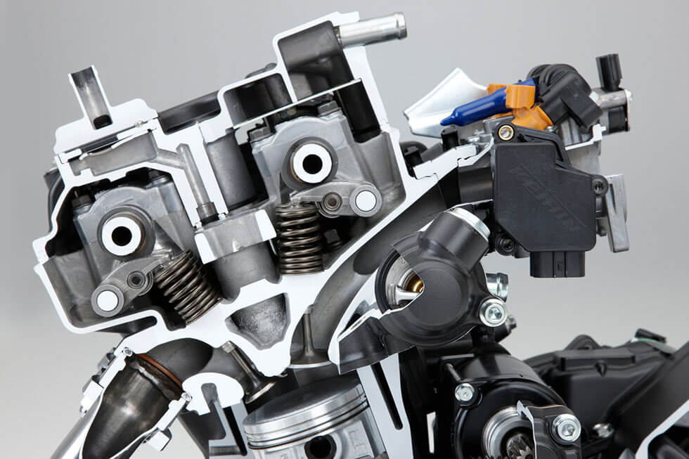 CBR400R engine cut-out model