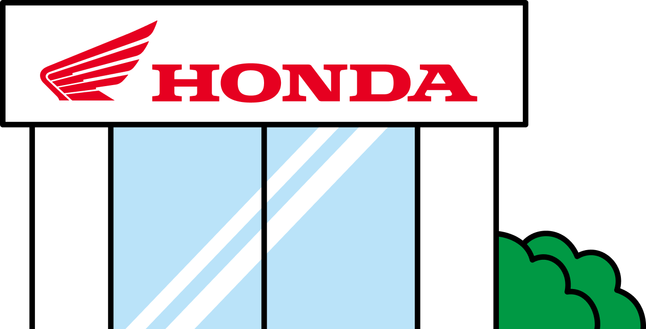 HONDA販売代理店のイラスト