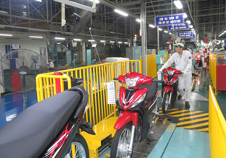 From among these three factories, the Super Cub series is produced at Factory No. 1, which began operation in 1998.