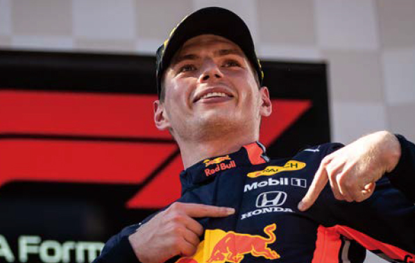 >Max Verstappen, winner of Austrian GP