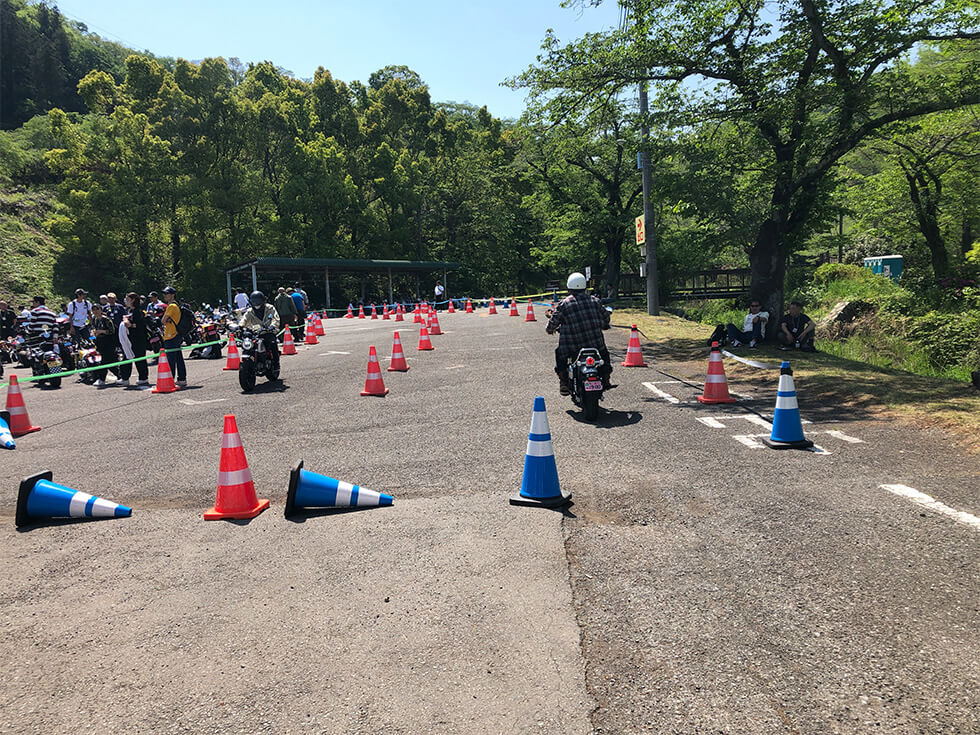 A test-ride event for Class 2 moped models was held in cooperation with Honda Motorcycle Japan. Four of the latest models including the Monkey 125, CT125, and Hunter Cub could be ridden.