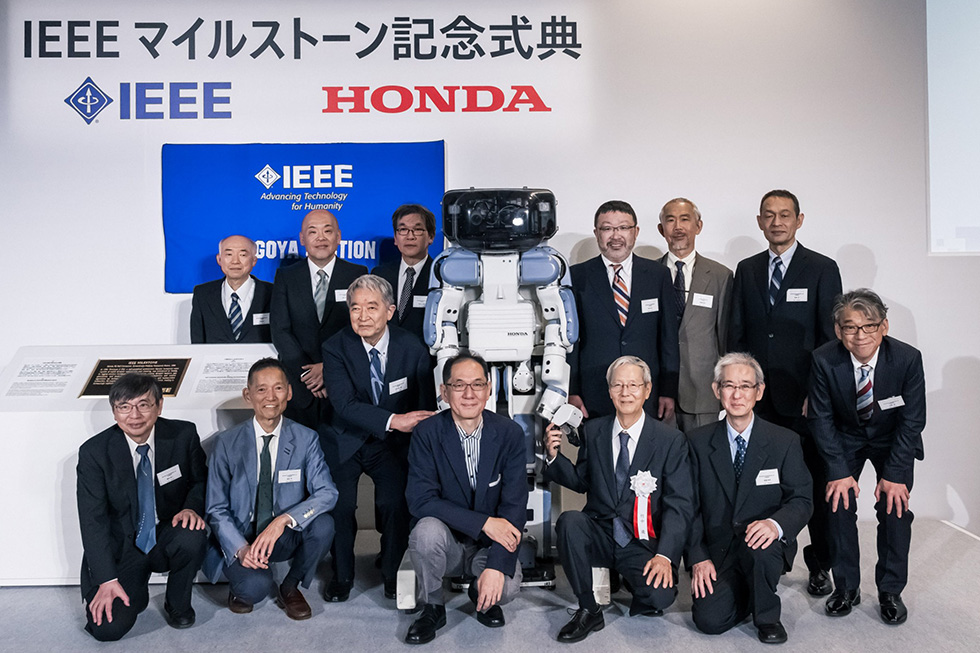 Group photo with development members