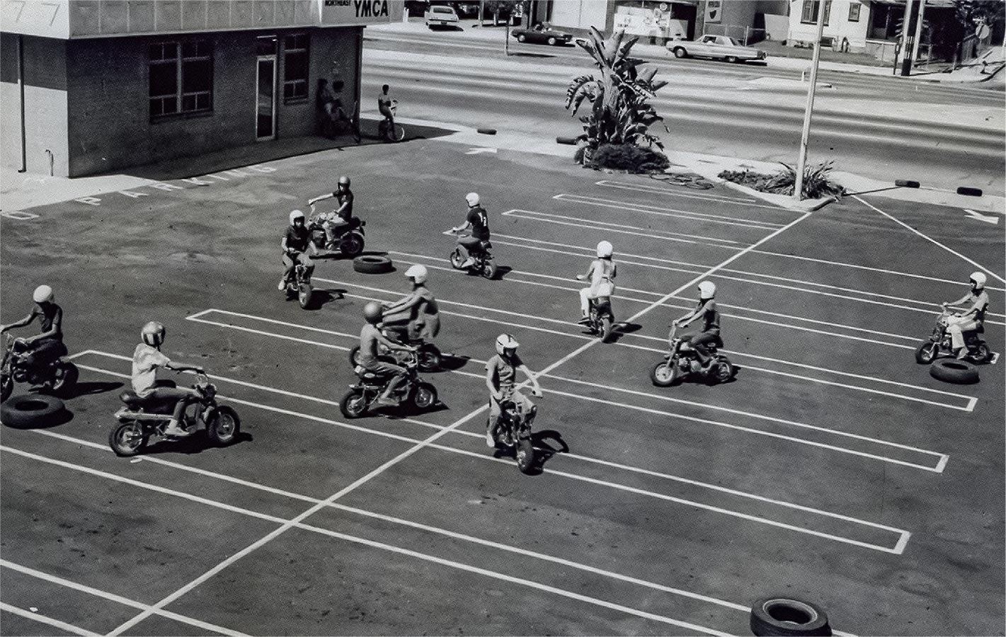 The donation of the mini trail to the YMCA was American Honda Motor's contribution to the American society.