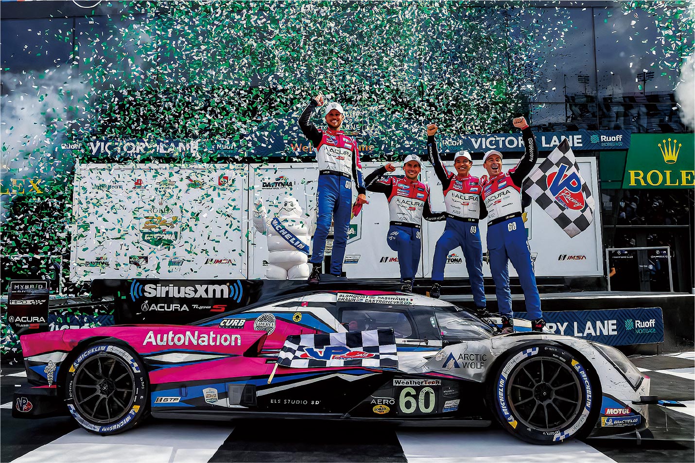 ACURA won the Daytona 24-hour race in 2023 for the third consecutive year. (photo: ARX-06)