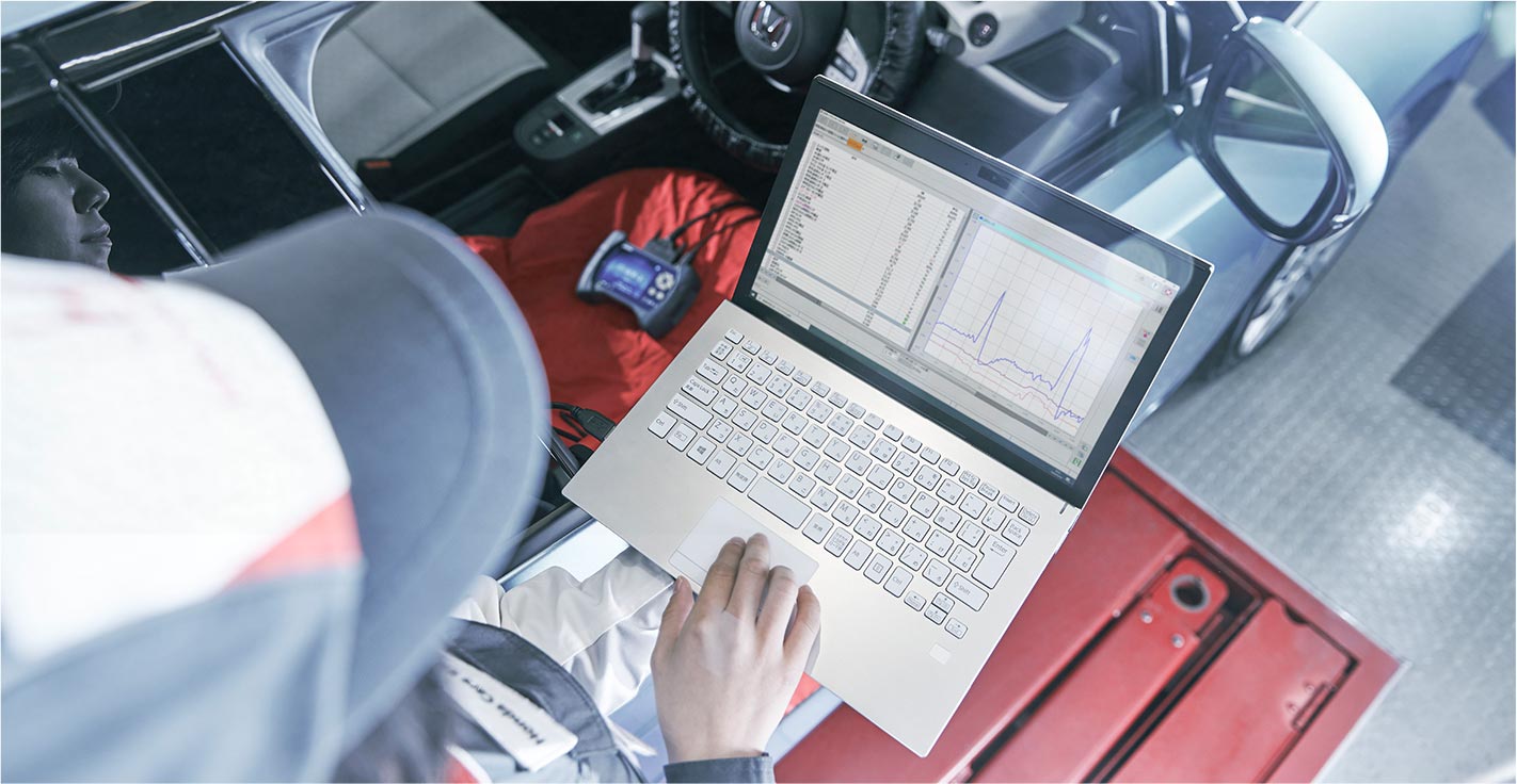 i-HDS diagnostic system for inspection and maintenance, using advanced technologies for cars