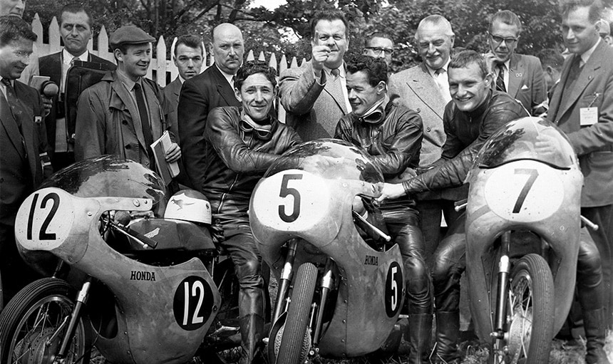 1961: First Isle of Man TT race victory
