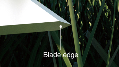 Blade edge