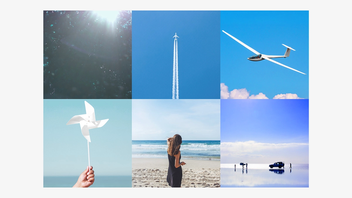 The mood board that inspired the design