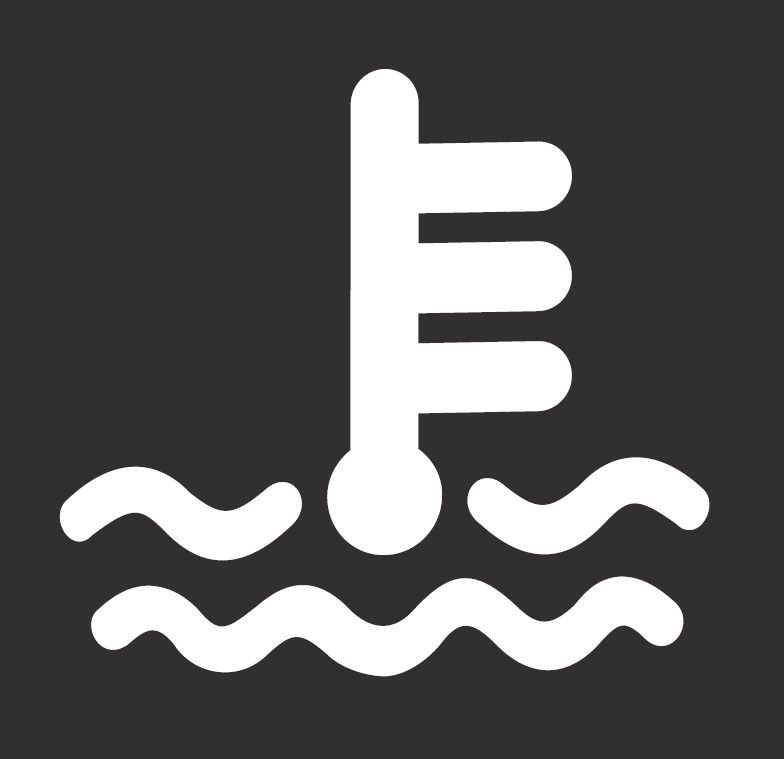 Coolant temperature indicator