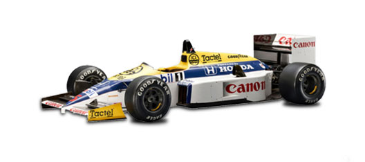 Williams Honda FW11 Demo Run