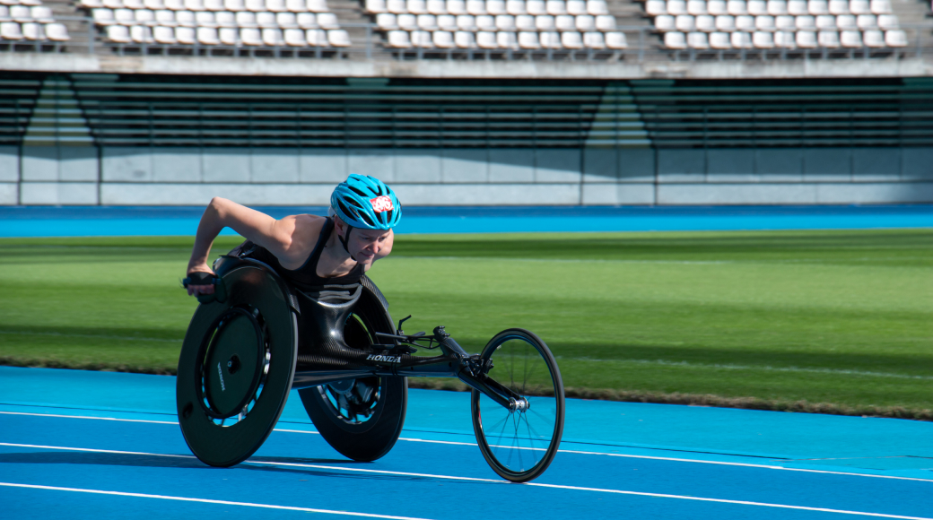 Support for Wheelchair Racing